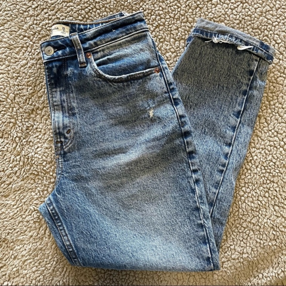 Abercrombie and Fitch curve love jeans worn once